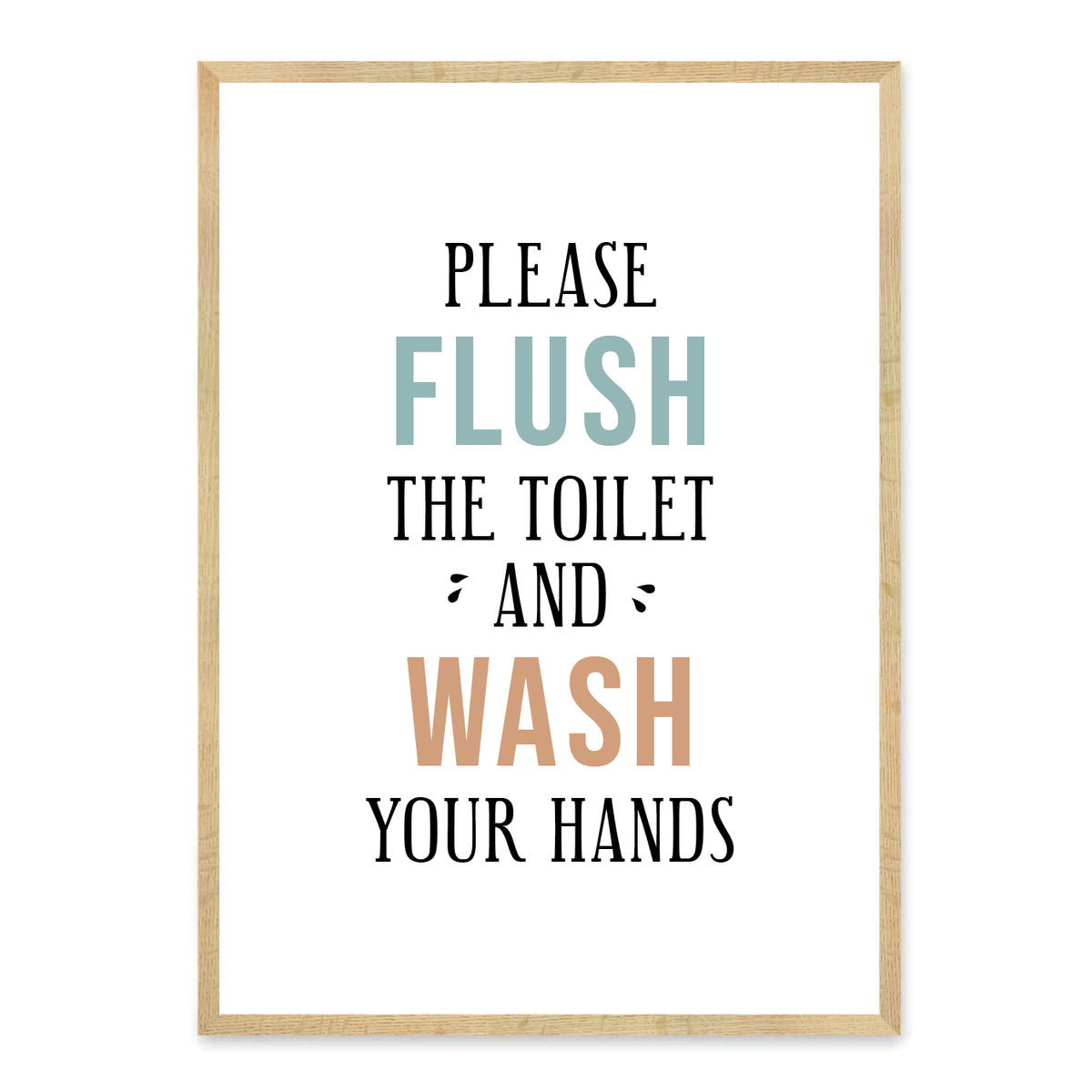 badeværelse plakat toilet