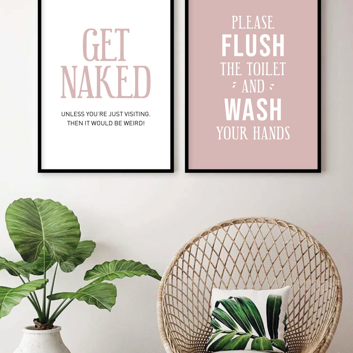 badeværelse plakat toilet