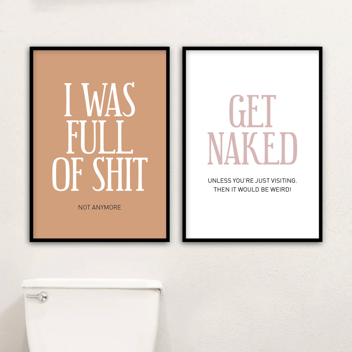 badeværelse plakat toilet
