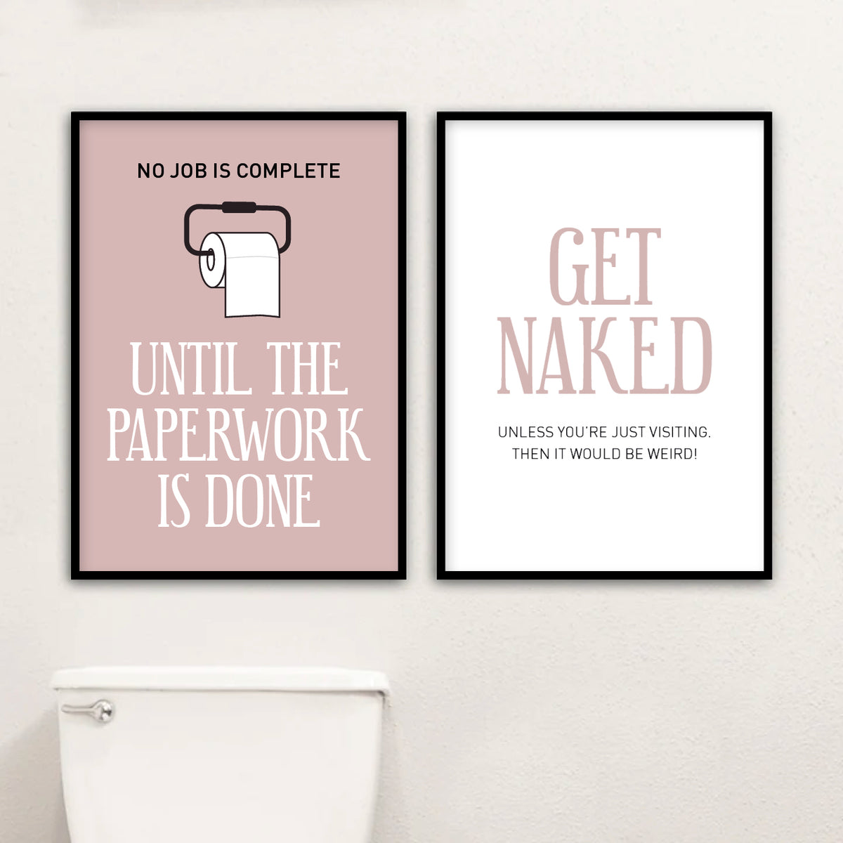 badeværelse plakat toilet