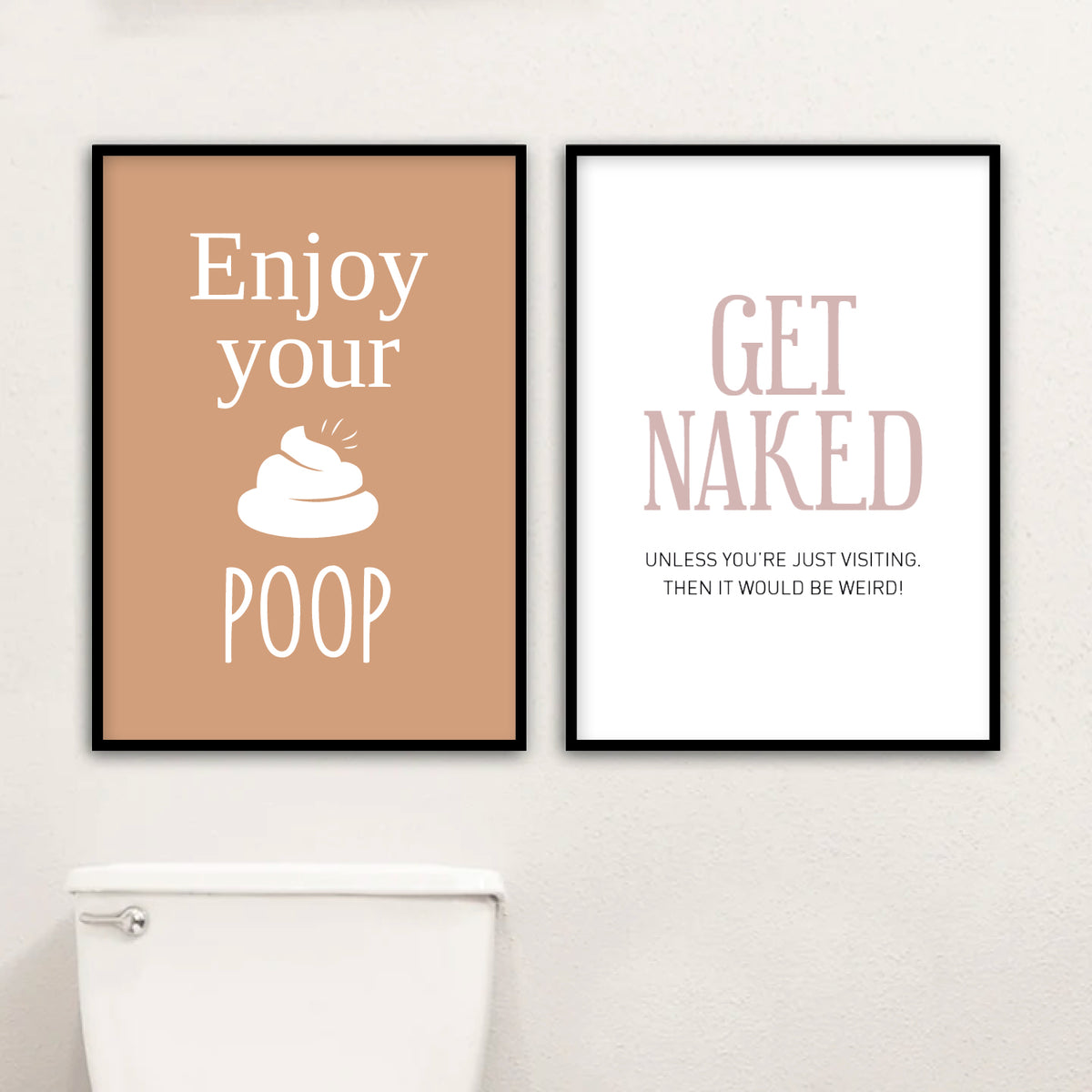 badeværelse plakat toilet