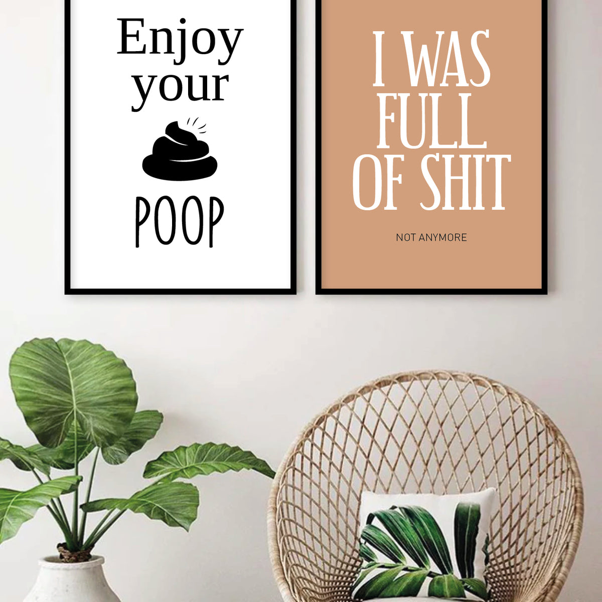 badeværelse plakat toilet