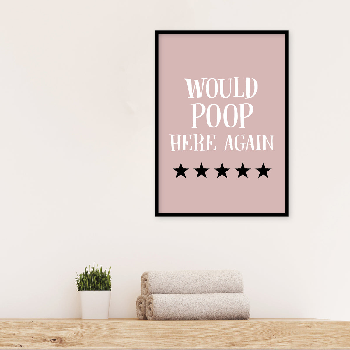 badeværelse plakat toilet