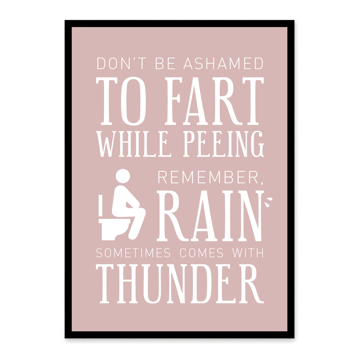 badeværelse plakat toilet