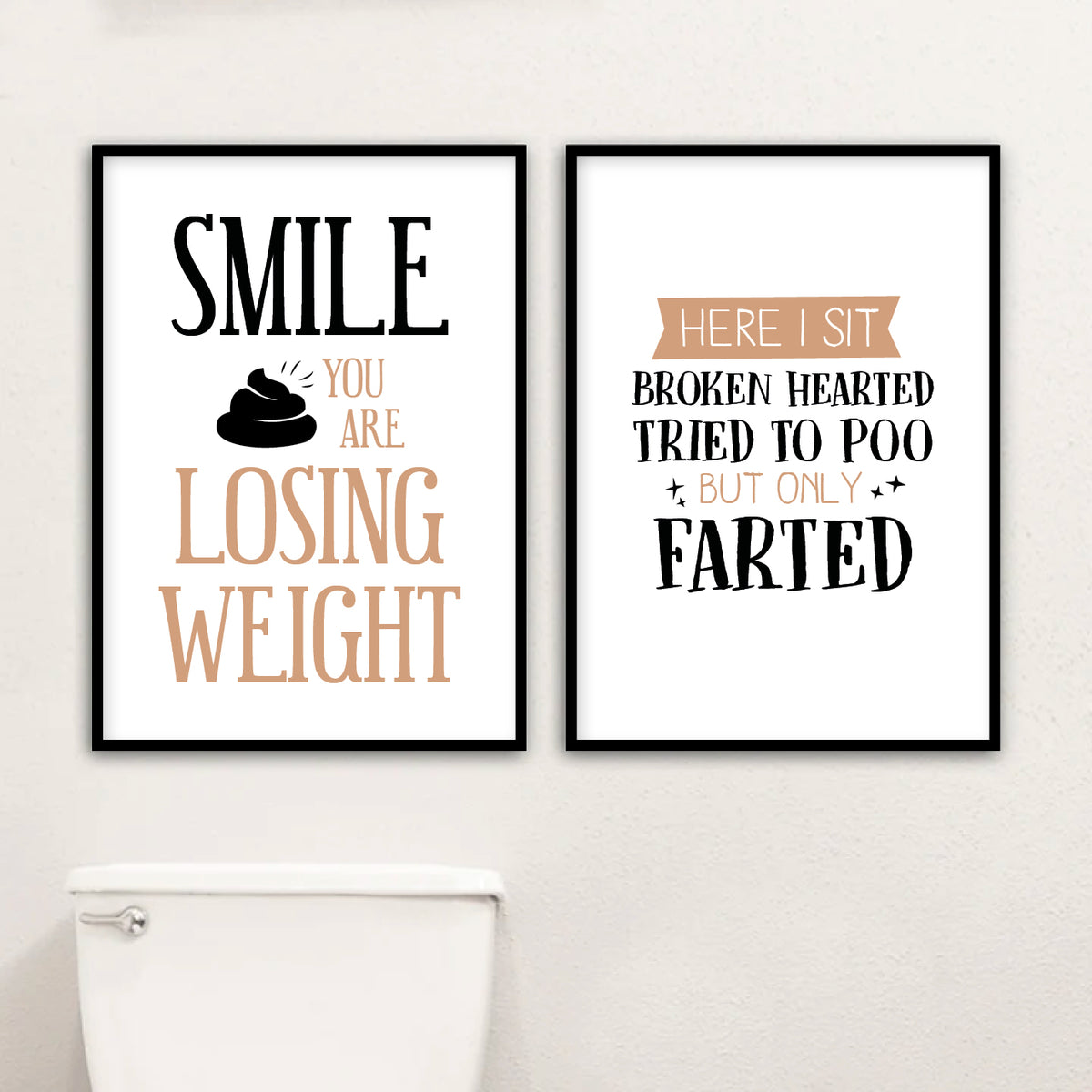 badeværelse plakat toilet