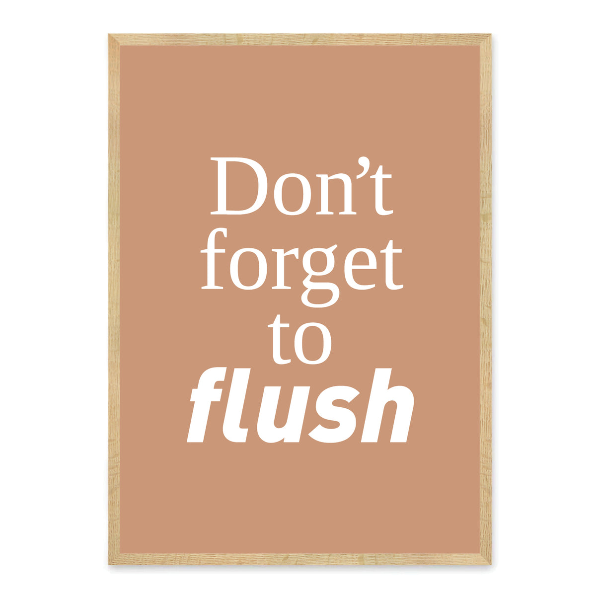 badeværelse plakat toilet