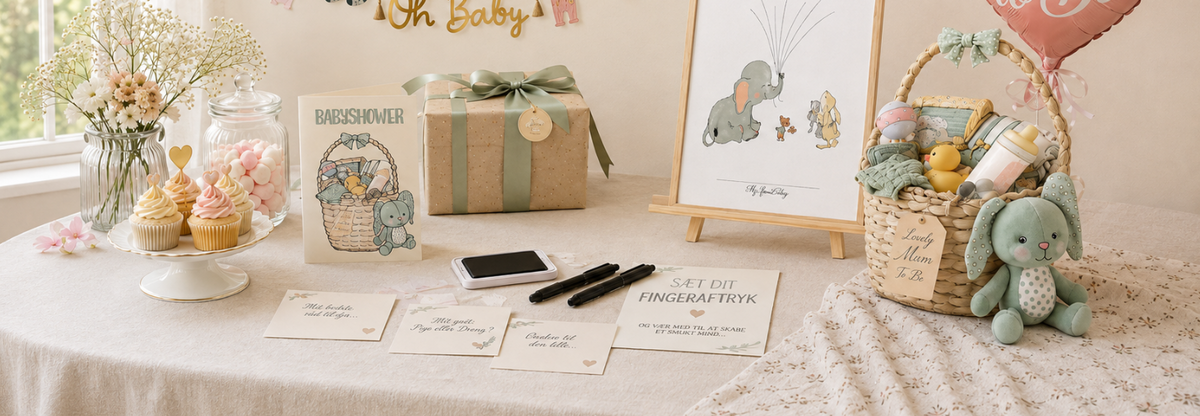 Ideer til et personligt babyshower