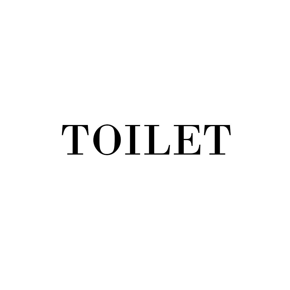 wallsticker toilet